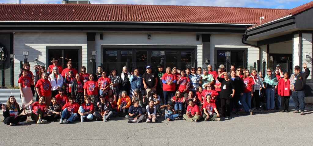 Ktunaxa Literacy Day weekend group photo Friday Oct 23
